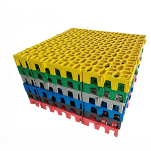 Dalles de sol en vinyle robustes, écologiques, imperméables, perforées, antidérapantes, à <span class=keywords><strong>clipser</strong></span> pour ateliers de detailing automobile - Product Image 1