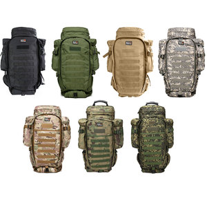 Mochila Impermeable de Poliéster de Gran Capacidad (56-75L) para Camping y Senderismo, con Asa Suave y Cierre de Cremallera - Product Image 5