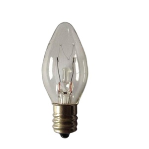 Bombilla incandescente de vidrio bombilla transparente color bombilla C7 25W 40W 60W 75W <span class=keywords><strong>100W</strong></span> E12 E14 <span class=keywords><strong>E27</strong></span> - Product Image 2
