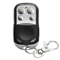 Télécommande métallique 433 MHz à quatre boutons pour portes de garage et portails roulants