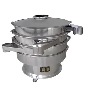 Circular Sifter Electric Rotary Vibrating Peneirando Máquina Com Wear Resisting Mesh Screen para Oil Sand Soil