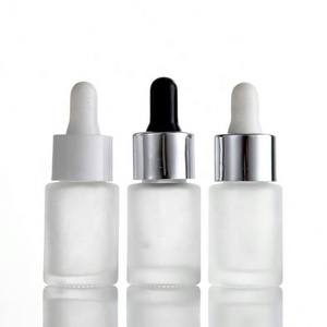 2026 Hot Sale 30ml <b>50ml</b> 60ml 80ml 100ml clear Color Round Cylinder Flat Shoulder Glass Dropper <b>Bottle</b> for Serum Essential Oil - Product Image 2