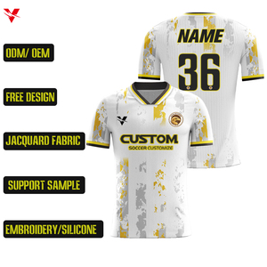Süblimasyon erkekler kısa kollu futbol t-shirt nefes yetişkinler için futbol forması gömlek gerileme tay futbol forması WOX921 - Product Image 1