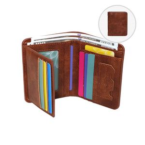 Cartera Delgada Retro de PU para Hombre, Triple Pliegue, Multifuncional, con Clip para Tarjetas de Identificación y Crédito, Solución Práctica para Guardar Dinero - Product Image 2