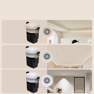 Foco LED empotrable sin marco antideslumbrante con pintura de látex a juego con el color, foco inteligente BT Mesh para el hogar, hoteles y restaurantes - Product Image 1