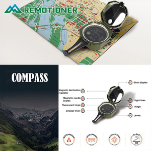 <span class=keywords><strong>Boussole</strong></span> <span class=keywords><strong>de</strong></span> randonnée multifonctionnelle imperméable haute précision pour le camping en plein air avec mesureur <span class=keywords><strong>de</strong></span> carte et miroir <span class=keywords><strong>de</strong></span> survie - Product Image 5