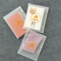 Sacs d'emballage imprimés pour vêtements, sacs en plastique à fermeture éclair coulissante, sacs à fermeture éclair givrés personnalisés pour vêtements