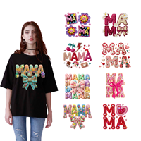 Transferts DTF en gros personnalisés, motifs de dessins animés et bandes dessinées 3D, transferts thermiques DTF brillants aux couleurs vives, autocollants DTF pour t-shirts