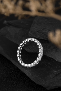 Classic 14K Solid White Gold 1.71ct Round Brilliant Lab Grown Diamond <b>Ring</b> | IGI Certified Round Brilliant Cut Lab Created - Product Image 2