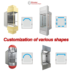 Bán nóng thang máy thương mại chứng nhận an toàn trong suốt thang máy tham quan thu hút khách du lịch thang máy thủy tinh ngoài trời - Product Image 4