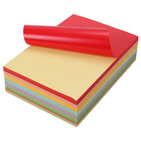 Papier autocollant couleur de haute qualité pour jet d'encre, résistant à la chaleur et imperméable, couché laser, A4 A3 80 g/m², vente en gros