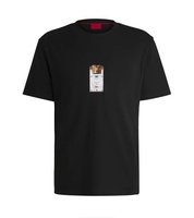 Camiseta Casual para Hombre 2026 con Pedrería, Ventilada, de Algodón Puro, Talla Grande, Estilo Retro, Exquisita y Transpirable