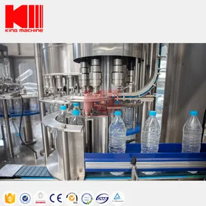 キングマシン3in1給水ライン生産機精製温泉水用自動トルコ水充填機