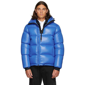 Giacca Puffer Invernale Leggera con Cappuccio in Nylon Satinato, Oversize, Servizio OEM per Uomo, Impermeabile, Vendita all'Ingrosso - Product Image 1