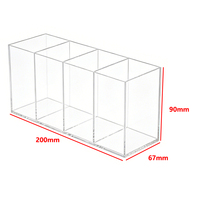 Support de stylos en acrylique à multiples compartiments, sans bulles, avec personnalisation et livraison rapide, directement de l'usine