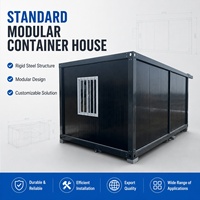 Maison mobile modulaire portable de 20 pieds, conteneur de bureau pour projets, conception modulaire prête à l'emploi