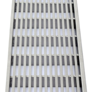Système de drainage de gouttière souterraine <span class=keywords><strong>Grille</strong></span> en acier inoxydable Couvre canal de drainage de tranchée d'allée - Product Image 2