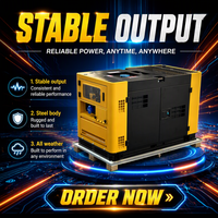 Dual Cylinder 10kw-18kw Luftgekühlter Diesel Silence Generator Set Box Typ mit Auto & Remote Start 50Hz & 60Hz Frequenz optionen