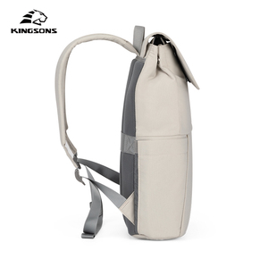 BSCI Factory Kingsons GRS <strong>Recycled</strong> Polyester Laptop Travel <strong>Backpack</strong> Anti Theft Back Pack Water Resistant College School Bag - Product Image 5