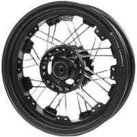 12 "2.75 geniş modifiye motosiklet Scooter tekerleği Hub 12" konuştu çelik tekerlek jantı