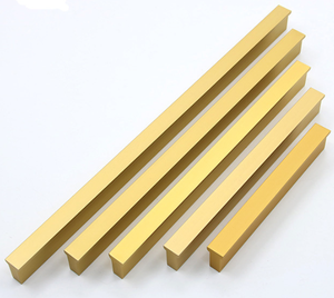 Ручка-скрытый замок из алюминиевого сплава 80 мм для стеклянных дверей и шкафов - Product Image 4