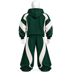 Custom Logo & Color High Quality Printed Streetwear Tracksuits Pullover Hoodies Jogging <b>Pants</b> Regular Fit <b>Men</b> <b>Sweat</b> Suit - Product Image 2