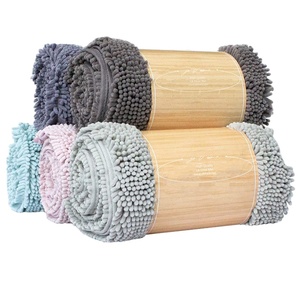 Chenille Fuß matte, Mikrofaser-Hunde tür matte, langlebig, schnell trocknend, wasch bar, Schmutz verhindern, Ihr Haus sauber halten - Product Image 2