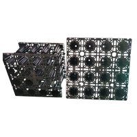 Module de récupération des eaux de pluie souterraines à haute capacité de drainage, système de drainage pluvial avec modules, bac en plastique pour eaux de pluie