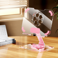 Support de tablette en acrylique transparent rotatif à 360°, multicolore, compatible iPad, réglable, pliable, antidérapant, pour bureau – Vente en gros usine