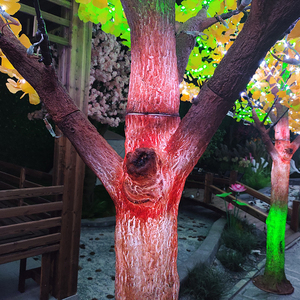 Tùy chỉnh RGB <span class=keywords><strong>LED</strong></span> Cây giáng sinh đèn PVC Gingko Biloba trang trí chiếu sáng bên ngoài kiểm soát thay đổi màu sắc cảnh quan - Product Image 6