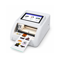 Mesin Pencetak dan Pemotong Stiker Ponsel Ugoodcut Smart 2 in 1, Printer Foto Mini untuk Skin Ponsel/Tablet, Cocok untuk Toko