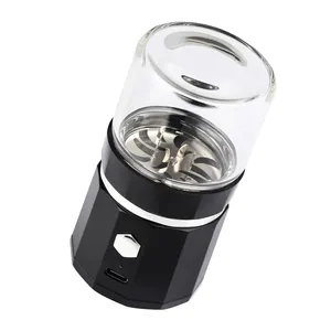 Nieuwe Usb Opladen Diamant Knop Metalen Elektrische Kruidenmolen Cadeau Keuken Mini Grinder