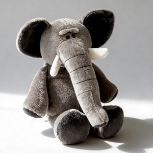 Peluche Personalizzato Super Morbido da 25cm, Animali della Giungla Imbottiti, Giocattolo Antistress Tigre Elefante Cervo <span class=keywords><strong>Leone</strong></span> con Imbottitura in Cotone PP - Product Image 3