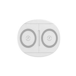 Máy tính để bàn kép sạc không dây có thể điều chỉnh 10W nhanh Slim sạc điện thoại không dây điện thoại thông minh không dây sạc đứng <span class=keywords><strong>dock</strong></span> - Product Image 5