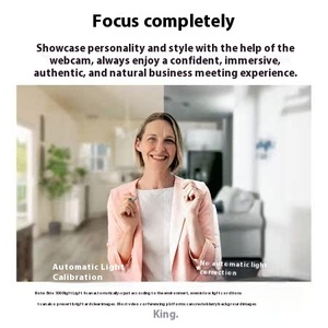 Logitech <span class=keywords><strong>BRIO</strong></span> 500 Hd 1080p Correction du microphone interne Mode d'affichage du cadrage automatique Capteur d'image CMOS Caméra de flux en direct - Product Image 5