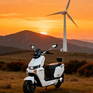 Motos électriques 60V haute vitesse Streetbikes, vente en gros directe usine CKD, batterie lithium/plomb-acide 2000W pour adultes - Product Image 1
