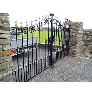 Porte principale européenne en fer forgé Conception de poignée de porte en fer forgé - Product Image 6