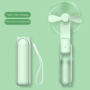 Ventilador Personal Plegable Mini Portátil con Logotipo Personalizado, Recargable por USB, Funciona con Batería, para Uso en Interiores y Exteriores - Product Image 4