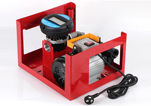 Kit de <span class=keywords><strong>pompe</strong></span> de transfert de carburant électrique portable auto-amorçante pour diesel, huile et kérosène avec compteur, buse et tuyau - Product Image 4