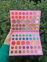 Palette de maquillage IGOODCO, 76 couleurs, fard à paupières, poudre à paillettes, imperméable, Pigment élevé