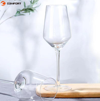Verres à vin Gobelets à vin En plastique Sûr Tasse en verre Gobelet Rouge De Luxe Personnalisé PS Cadeaux Rond Logo Personnalisé Impression 1pcs 680ml