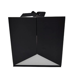 Black luxury gift <b>box</b> perfume <b>box</b> cosmetics gift bag <b>wedding</b> carton can be customized - Product Image 4
