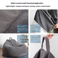 Fauteuil pouf moderne super mignon, confortable, pour chambre à coucher, appartement, fabrication en gros, ensemble
