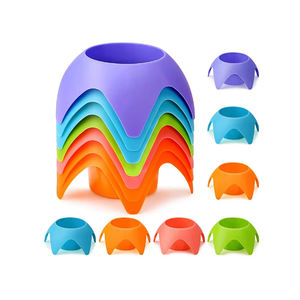 Bandeja de Almacenamiento de Plástico para Vasos de Playa, para Acampar y Hacer Senderismo, con Portavasos y Herramientas - Product Image 2