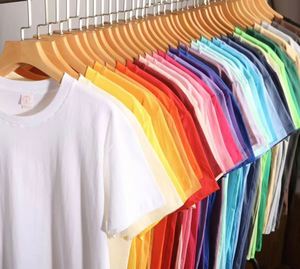 Custom Logo Silk Screen Printed Eco-Friendly Breathable Heavyweight 100% Cotton Plus Size Men's Regular Fit Casual T-<b>Shirts</b> - Product Image 2