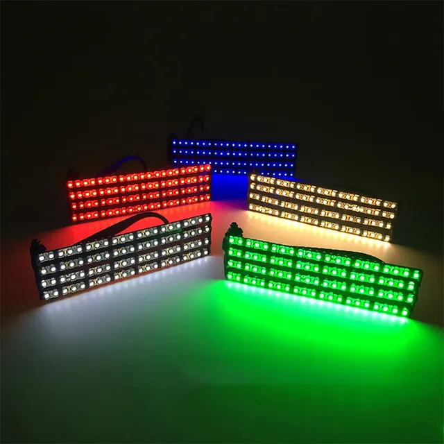 LED Rectangular Luminous Glasses Halloween Carnival Bright Blinking Novelty Gift for Neon Music Concert Masquerade Club Events