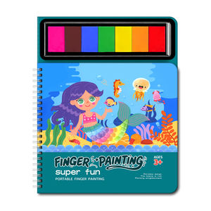 Meilleure vente 2026 : <span class=keywords><strong>Livre</strong></span> éducatif à gratter arc-en-ciel, <span class=keywords><strong>livre</strong></span> de peinture au doigt et de coloriage avec logo personnalisé pour le jeu et les loisirs - Product Image 1