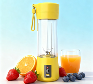 เครื่องปั่นน้ำผลไม้แบบ USB 5-in-1 อเนกประสงค์ สำหรับทำอาหารเด็ก 1 ระดับความเร็ว พร้อมฟังก์ชั่น Pulse เสียงเบา บดน้ำแข็ง ทำสมูทตี้ ใช้ได้ในรถยนต์และโรงแรม - Product Image 5