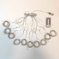 Offre Spéciale de rideaux en fil de cuivre 300L produits avec couvercle en PVC, pour les décorations de Noël de fête de mariage de vacances à la maison