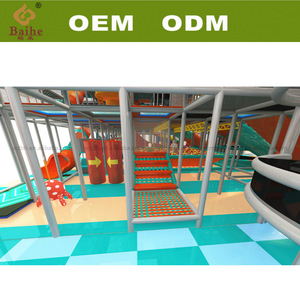 Baihe Phổ Biến Kích Thước Lớn Trẻ Em Trong Nhà Sân Chơi Gia Đình Giải Trí Trẻ Em Mềm Chơi Trung Tâm Với Lớn Slide Cho Bán - Product Image 6